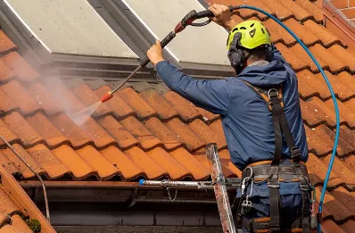 Démoussage et hydrofuge de toiture à Condezaygues