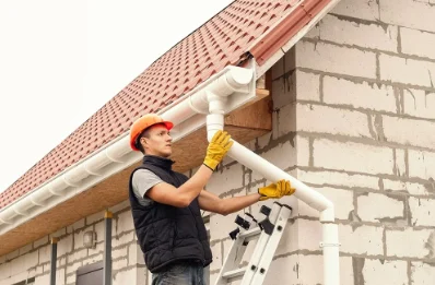 Pose et remplacement de gouttières à Condezaygues